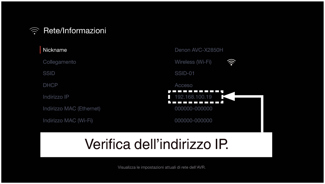 GUI NetworkInfo X2850E2